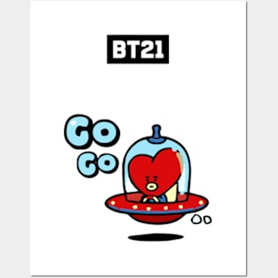 bt21 bts exclusive design 91 Posters and Art